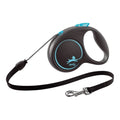 Flexi Black Design Rollleine 3 m – Blau XS