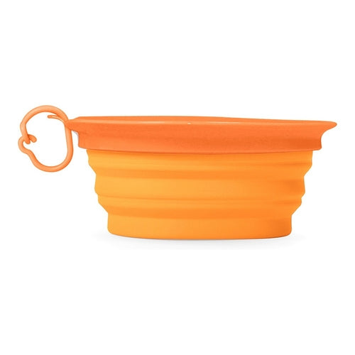 Wasserspender für Katzen & Hunde United Pets Leaf – Orangenes Blatt Design